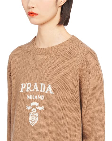 maglione prada scimmia|Prada Maglione Con Ricamo .